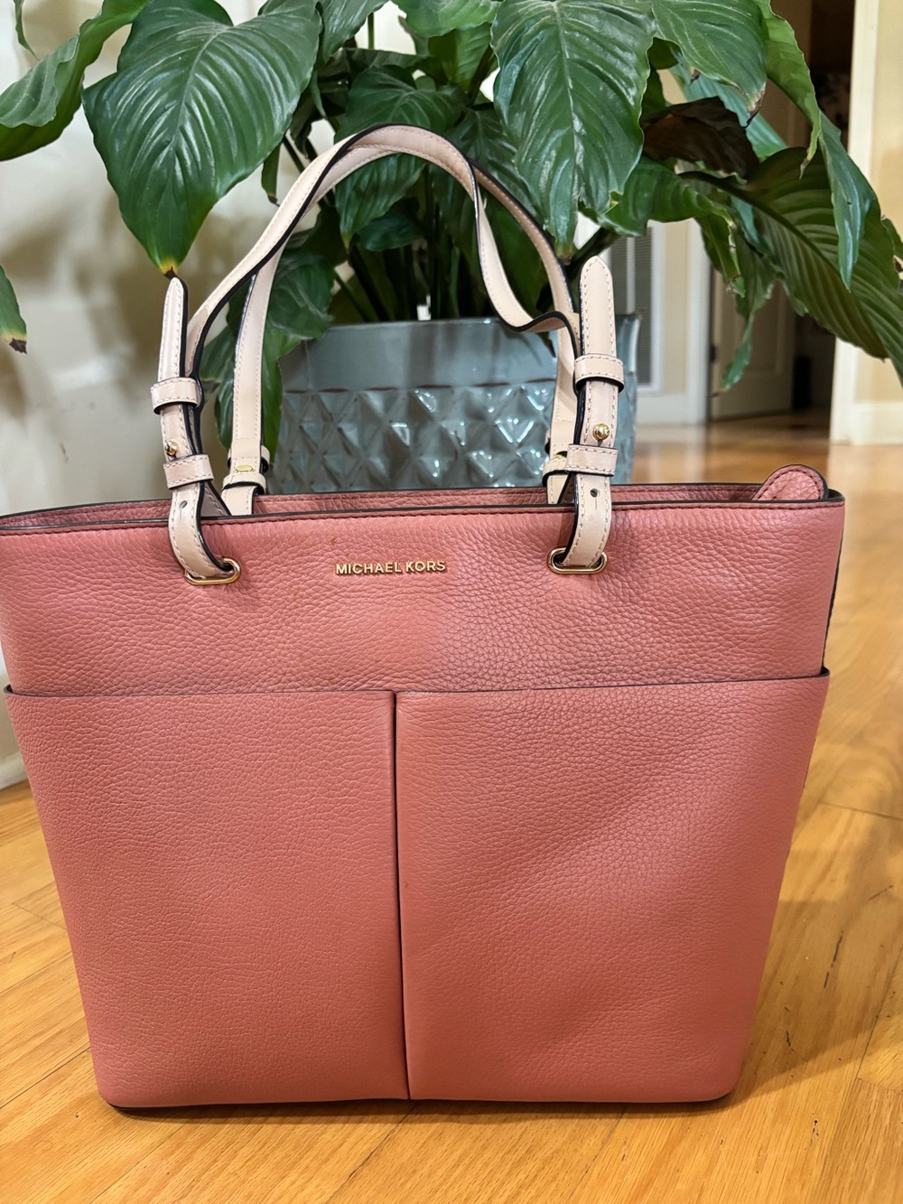 Michael Kors bag color Sunset Peach 11x5x10